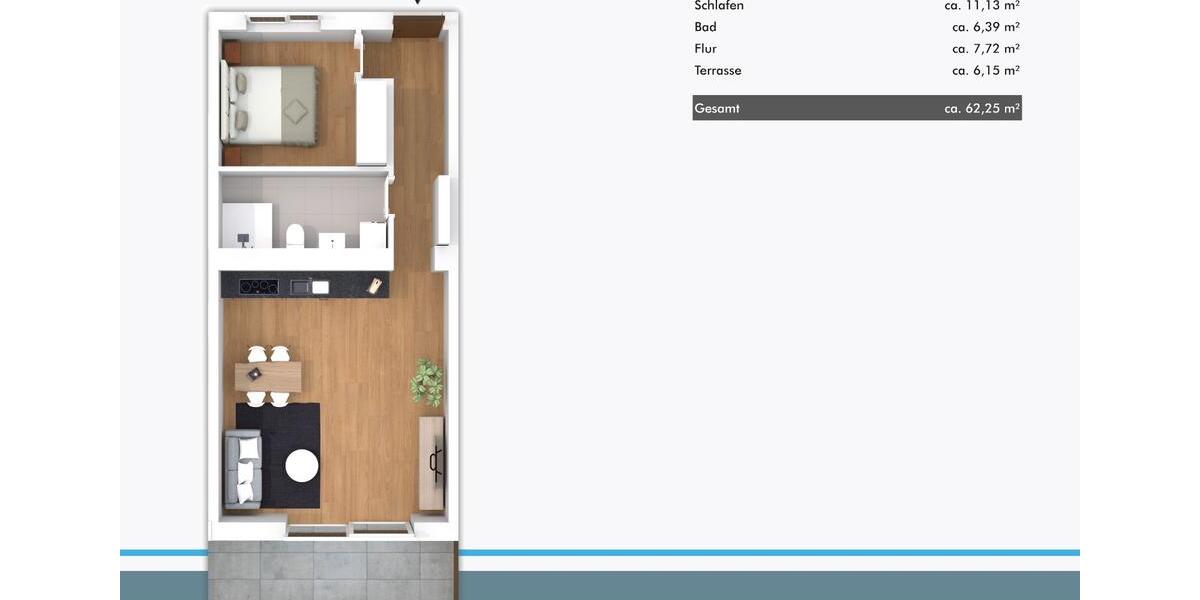 Wohnung 19 Neubau Erstbezug Modern, luxuriös 2 zimmer