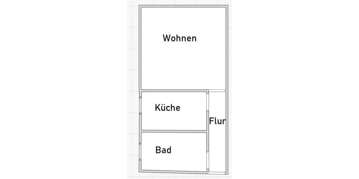 Hochparterre Lindetal - 1 Zimmer, 33 m&sup2;, 220&euro; | Angebot:26131587