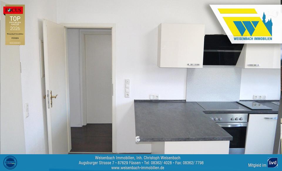 Etagenwohnung Füssen - 3 Zimmer, 79 m&sup2;, 760&euro; | Angebot:25765708