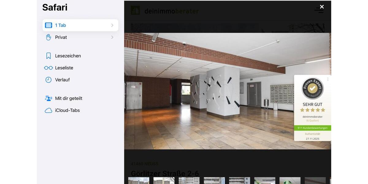 Eine super geschnittene 4-Zimmer Wohnung mit Rheinblick in Neuss 4 zimmer