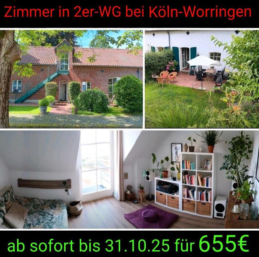 Helles Zimmer zur Zwischenmiete in 2er WG ab sofort bis 31.10.25