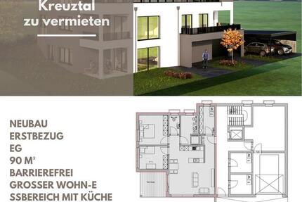Wohnung Kreuztal - 2 Zimmer, 90 m&sup2;, 1.330&euro; | Angebot:26567463
