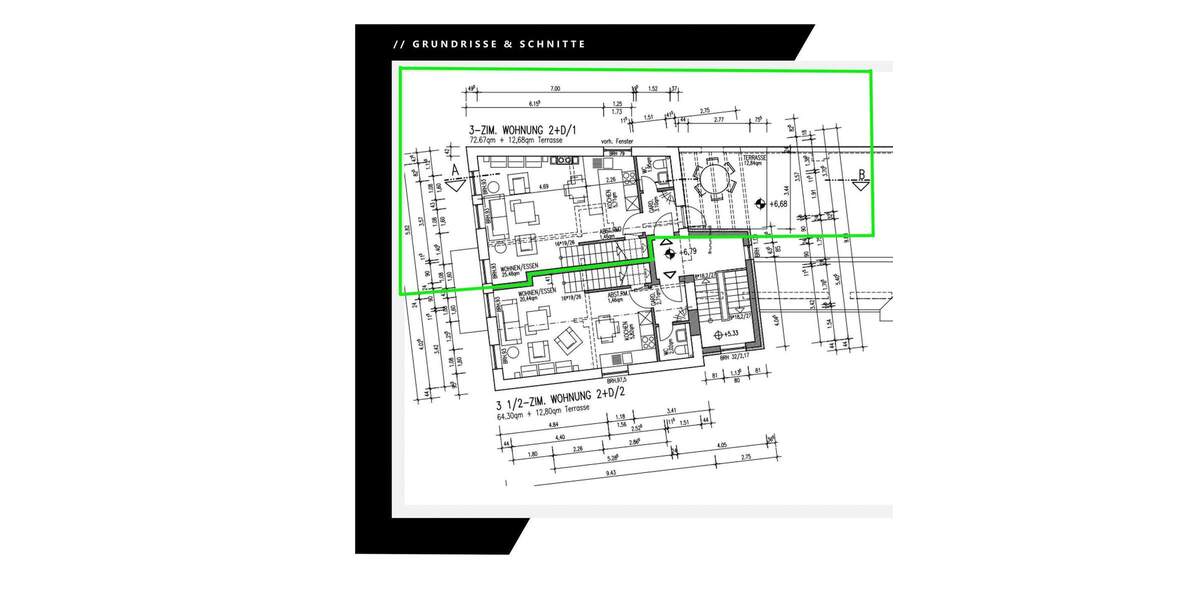 Etagenwohnung Bad Doberan - 3 Zimmer, 73 m&sup2;, 980&euro; | Angebot:25862811