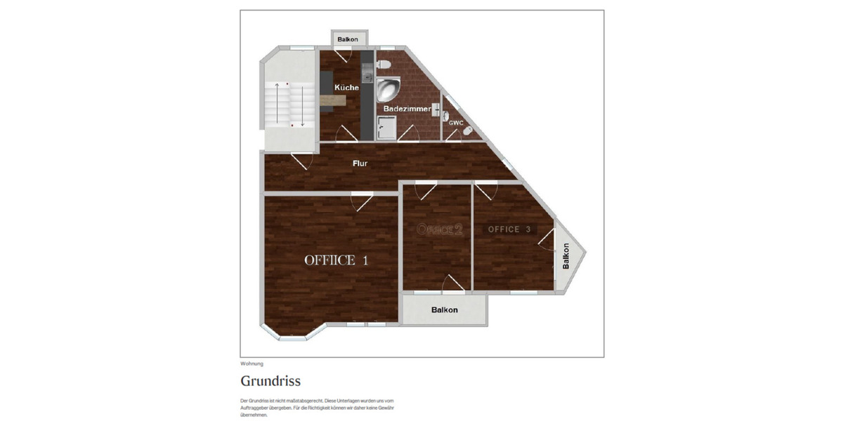 Etagenwohnung Kassel Vorderer Westen - 3 Zimmer, 142 m&sup2;, 2.000&euro; | Angebot:24570834