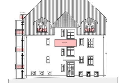 Maisonette-Wohnung energetisch saniert mit 3 Räumen und Balkon in Zittau Süd