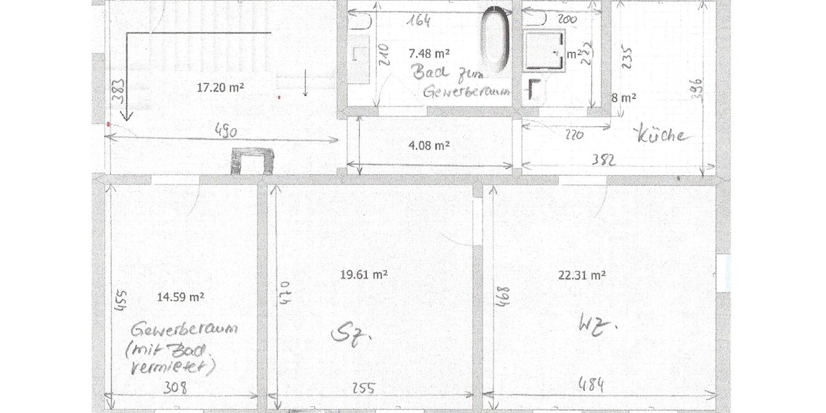 Zwei-Zimmer-Wohnung in ruhiger Lage mit Gartennutzung 2 zimmer