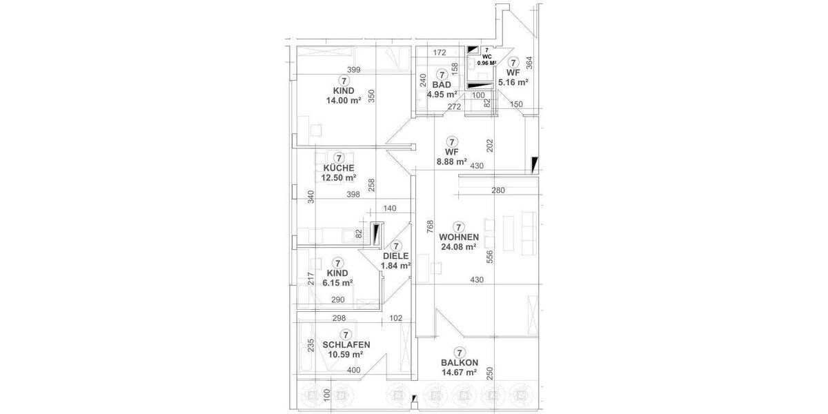 Etagenwohnung Bünde Spradow - 4 Zimmer, 96 m&sup2;, 780&euro; | Angebot:26105610