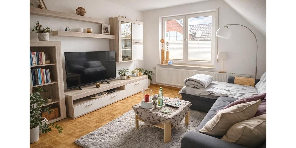 Dachgeschoßwohnung Rhede (Ems) - 2 Zimmer, 55 m&sup2;, 420&euro; | Angebot:25144029