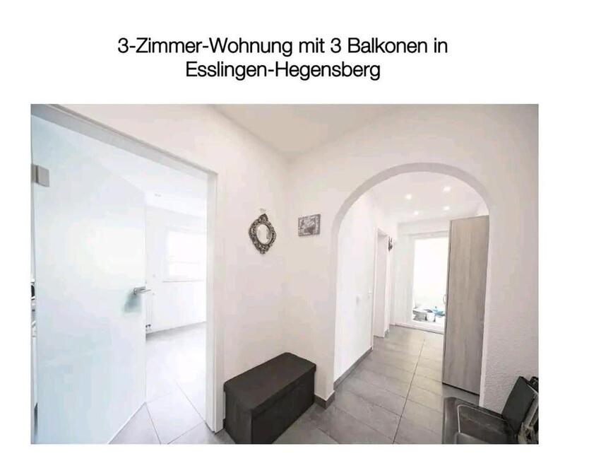 3-Zimmer Wohnung mit 3 Balkonen Esslingen- Hegensberg