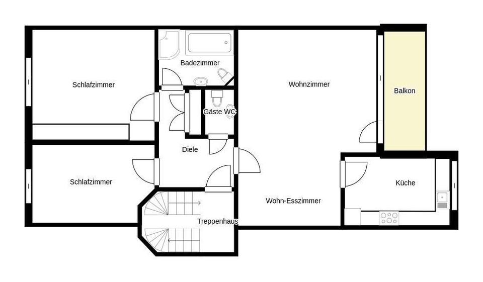 Sahnebonbon für Genießer 3 zimmer