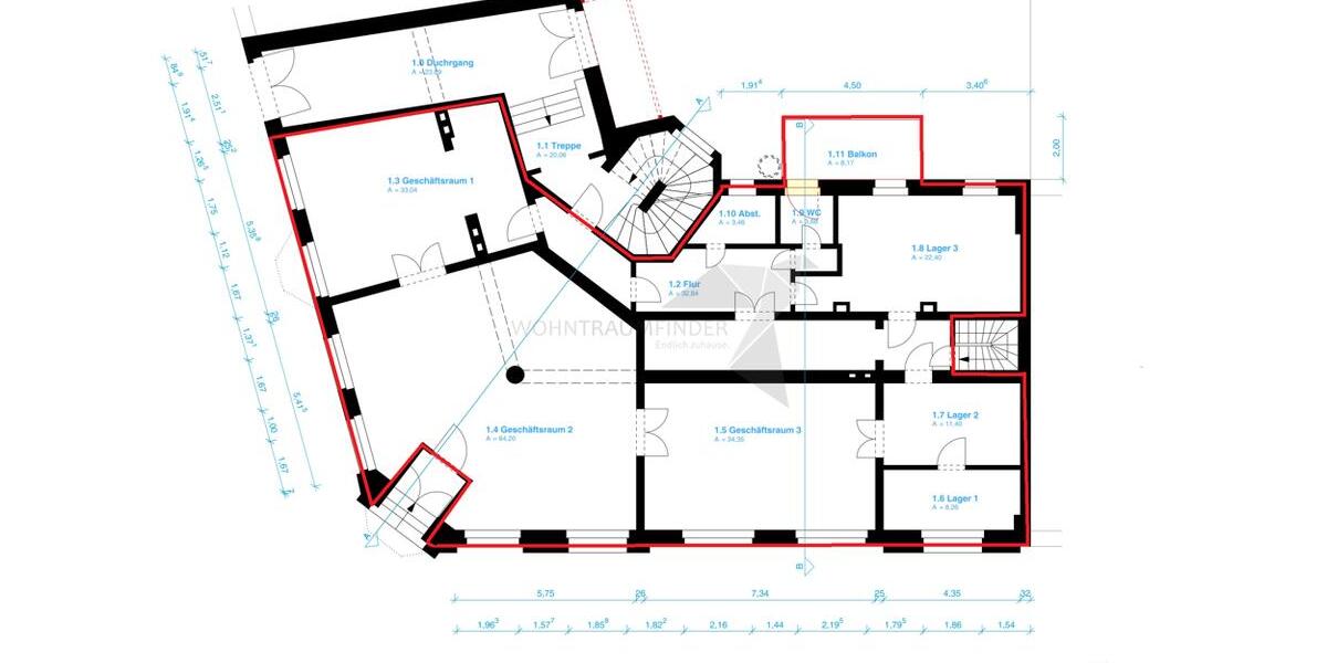 200m² Gewerbeeinheit nahe dem Zwickauer Neumarkt zimmer
