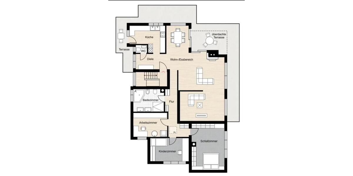PF-Rod: Weitläufige 4,5-Zimmer-Wohnung mit Blick - 177qm 4 zimmer