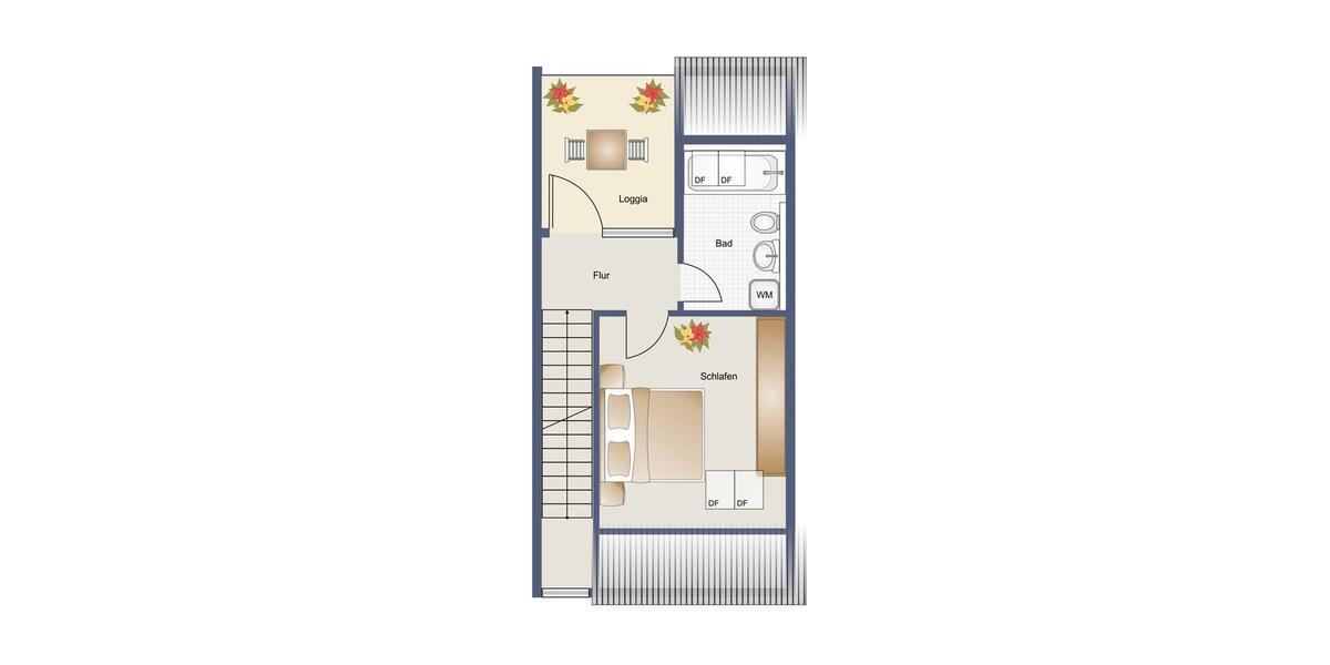 Maisonettenwohnung Prüm - 2 Zimmer, 62 m&sup2;, 575&euro; | Angebot:24815129