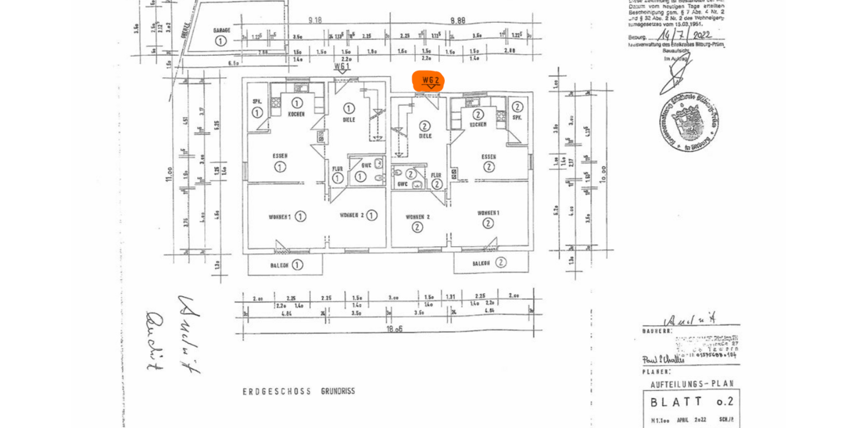 Etagenwohnung Neuerburg - 4 Zimmer, 173 m&sup2;, 1.400&euro; | Angebot:27248633