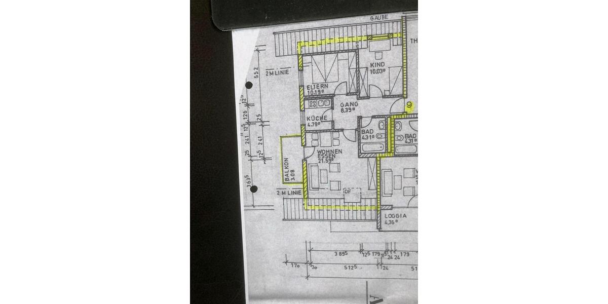 Dachgeschoßwohnung Höchstädt an der Donau - 3 Zimmer, 61 m&sup2;, 650&euro; | Angebot:24571668