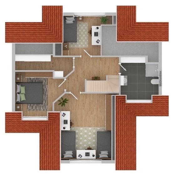 Maisonettenwohnung Lohne (Oldenburg) - 5 Zimmer, 169 m&sup2;, 1.500&euro; | Angebot:25924030
