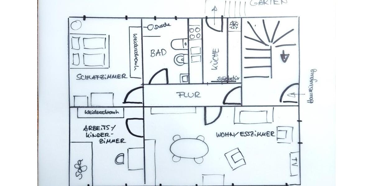 Erdgeschoßwohnung Münster Mitte-Süd - 3 Zimmer, 77 m&sup2;, 2.080&euro; | Angebot:24713916