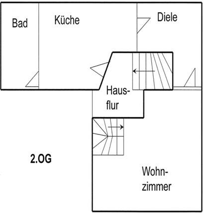 Etagenwohnung Oschatz Altoschatz - 2 Zimmer, 76 m&sup2;, 456&euro; | Angebot:23971961