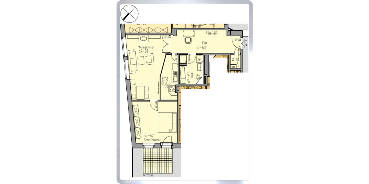 Etagenwohnung Mittweida - 2 Zimmer, 71 m&sup2;, 600&euro; | Angebot:22219781