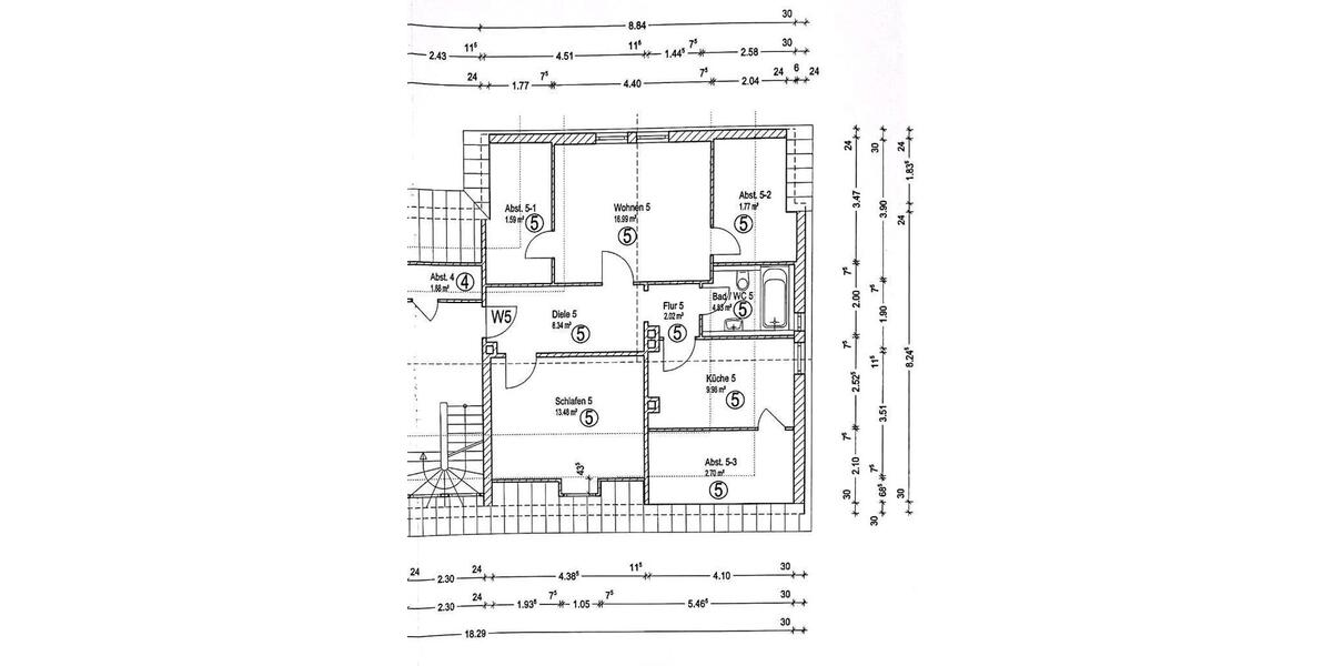 Dachgeschoßwohnung Bayreuth Bernecker Straße / Insel / Riedelsberg - 2.5 Zimmer, 62 m&sup2;, 750&euro; | Angebot:26579883