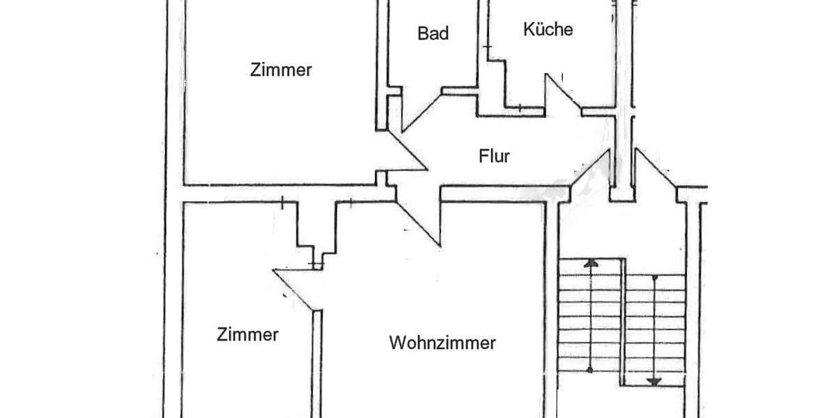 Erdgeschoßwohnung Zörbig - 3 Zimmer, 64 m&sup2;, 430&euro; | Angebot:26096236