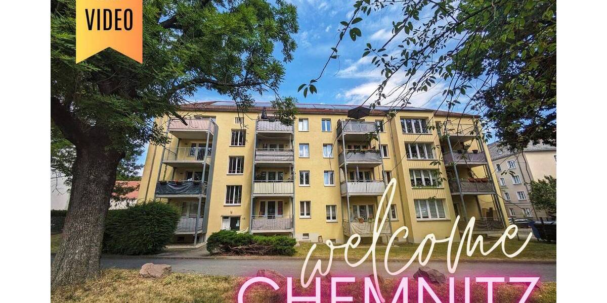 Etagenwohnung Chemnitz Lutherviertel - 3 Zimmer, 60 m&sup2;, 335&euro; | Angebot:26758899