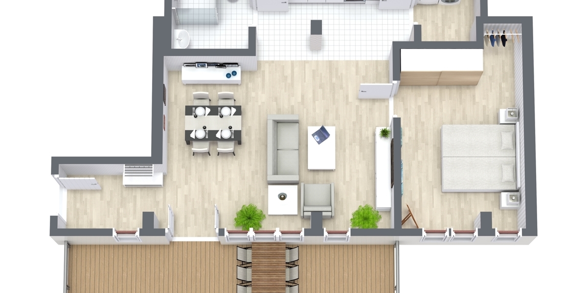 Barrierefrei, ruhig und zentrumsnah 2 zimmer