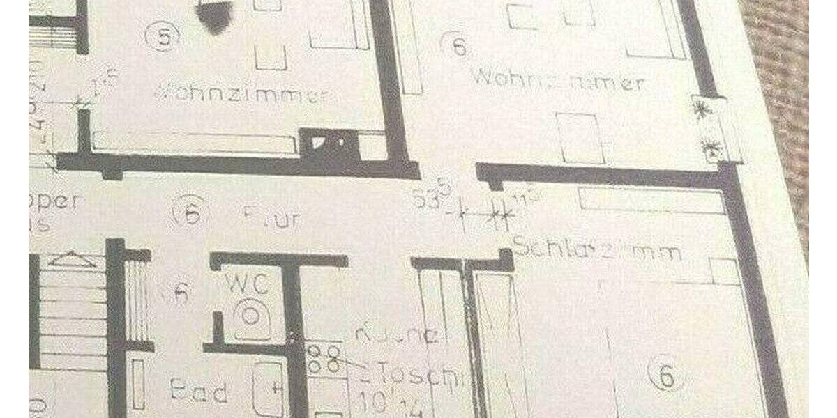Etagenwohnung Stuttgart Stammheim - 2 Zimmer, 62 m&sup2;, 990&euro; | Angebot:26795104
