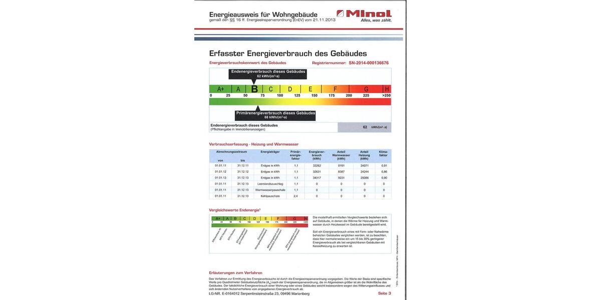 Etagenwohnung Marienberg - 3 Zimmer, 70 m&sup2;, 400&euro; | Angebot:26368546