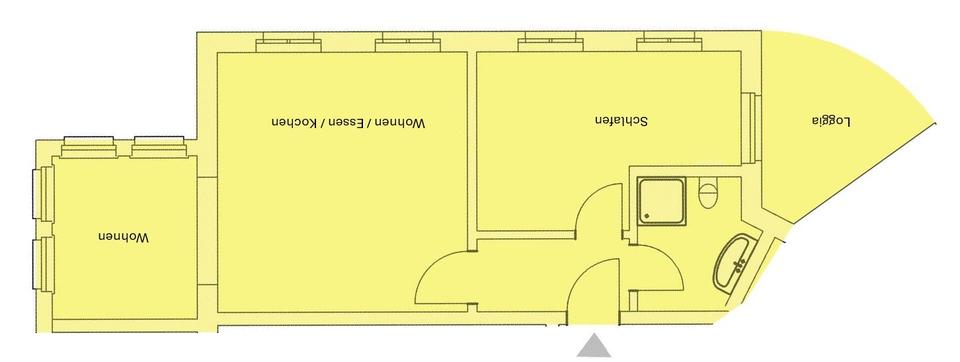 Etagenwohnung Sellin - 2 Zimmer, 54 m&sup2;, 1.080&euro; | Angebot:26003592
