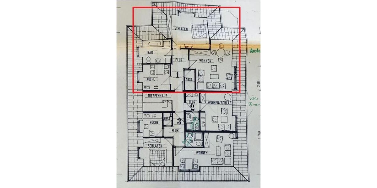 Etagenwohnung Ankum - 2 Zimmer, 63 m&sup2;, 470&euro; | Angebot:25979183