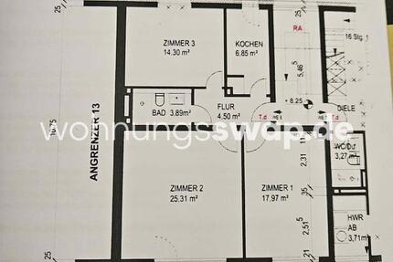 Wohnung Köln Nippes - 3 Zimmer, 78 m&sup2;, 1.100&euro; | Angebot:26342651