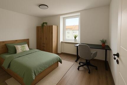 WG Zimmer möbliert im Zentrum von Augsburg 13 zimmer