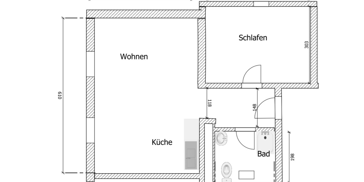 Etagenwohnung Schwallungen - 2 Zimmer, 45 m&sup2;, 350&euro; | Angebot:24719564