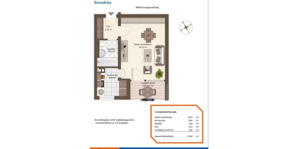 Kochel am See, 1 Zimmer EG Apartment mit kleiner Terrasse, ruhig 1 zimmer