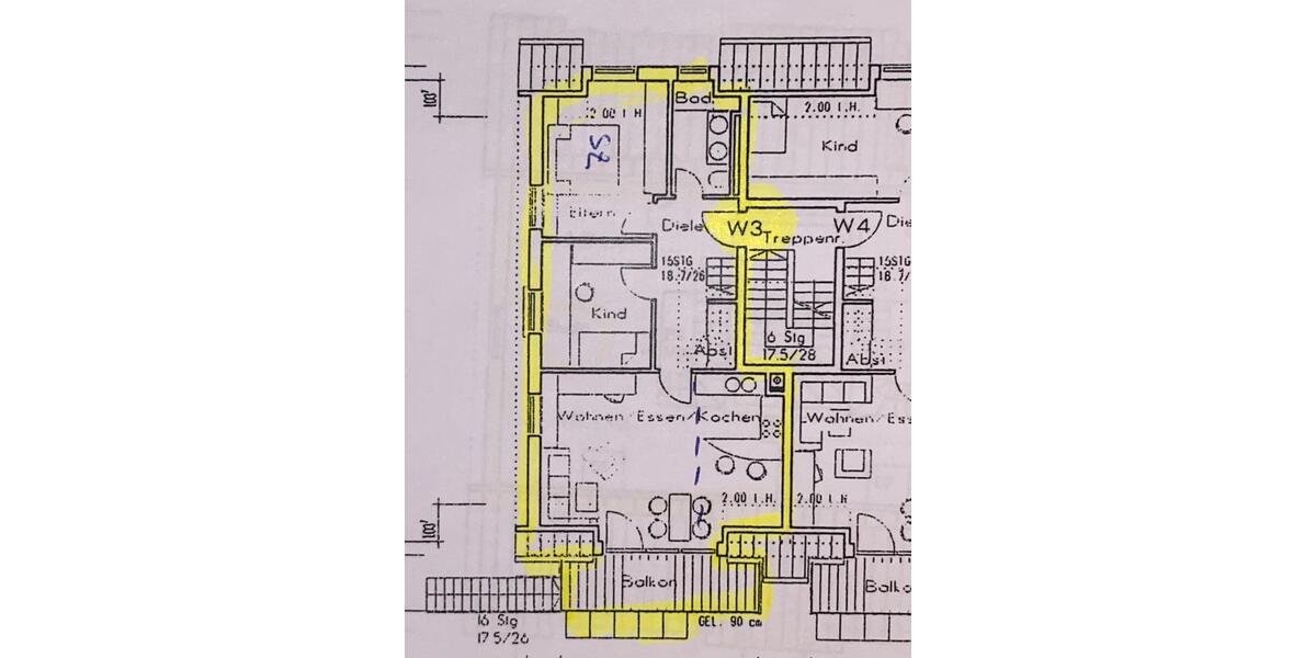 Maisonettenwohnung Wackersdorf - 4 Zimmer, 103 m&sup2;, 990&euro; | Angebot:26614952