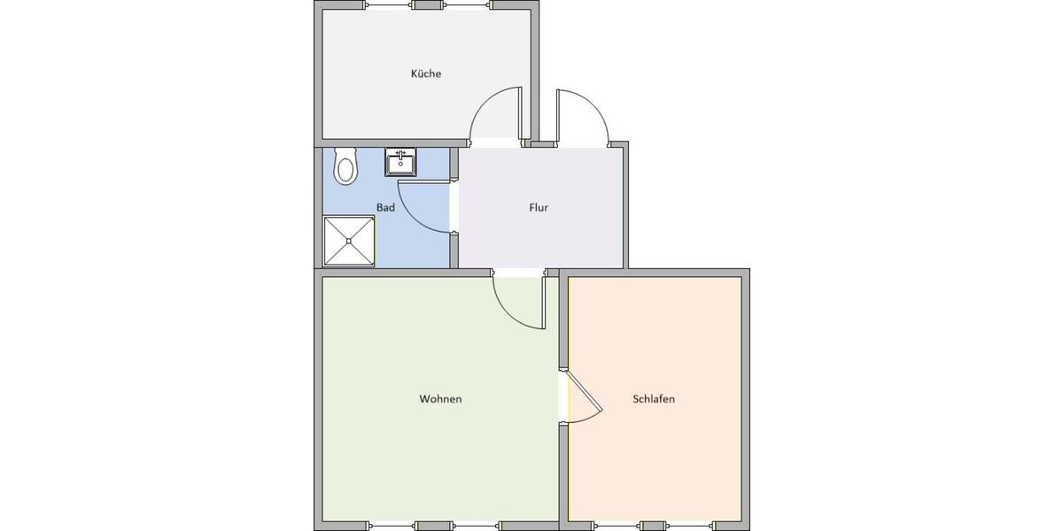 Etagenwohnung Neusalza-Spremberg Spremberg - 2 Zimmer, 51 m&sup2;, 275&euro; | Angebot:24426891