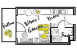 Wohnen auf Zeit Darmstadt Darmstadt-West - 15 Zimmer, 24 m&sup2;, 760&euro; | Angebot:26677600