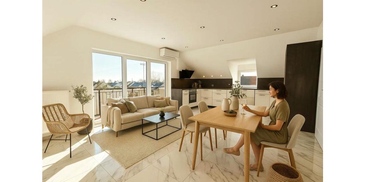 Dachgeschoßwohnung Straubing - 2.5 Zimmer, 66 m&sup2;, 950&euro; | Angebot:25901723