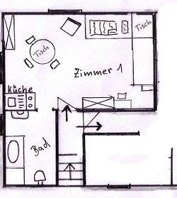 Wohnen auf Zeit Forchtenberg - 1 Zimmer, 25 m&sup2;, 420&euro; | Angebot:26479018