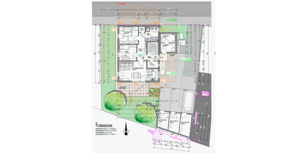 Erdgeschoßwohnung Regensburg Brandlberg - 3 Zimmer, 85 m&sup2;, 1.300&euro; | Angebot:25146455