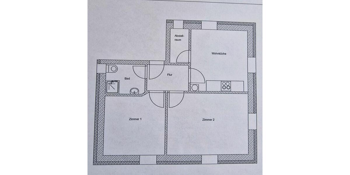 Erdgeschoßwohnung Burghausen - 3 Zimmer, 56 m&sup2;, 780&euro; | Angebot:25839167