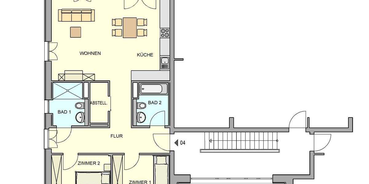 Wohnung zum Mieten in Weinböhla 1.080 € 90 m² 3 zimmer