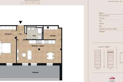 Wohnung Wolfsburg Almke - 2 Zimmer, 79 m&sup2;, 1.157&euro; | Angebot:26093195