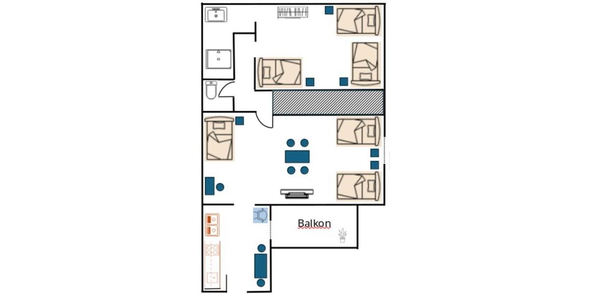 Wohnen auf Zeit Maintal - 12 Zimmer, 200 m&sup2;, 50&euro; | Angebot:21841229