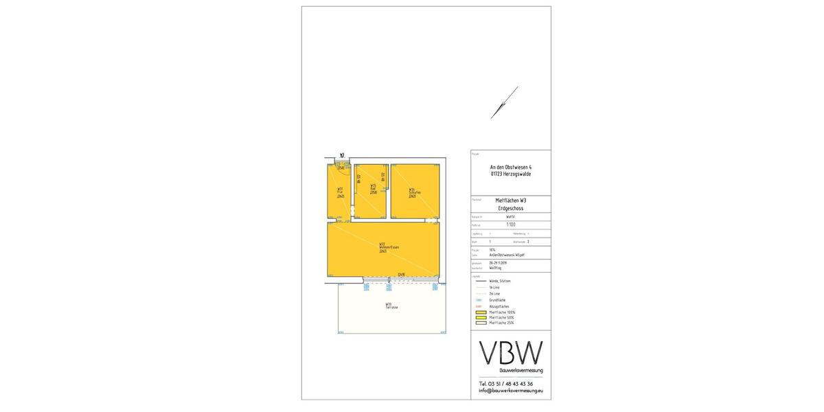 Erdgeschoßwohnung Wilsdruff - 2 Zimmer, 69 m&sup2;, 825&euro; | Angebot:25887468