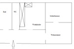 HELLE 2 Zimmerwohnung - GROSSE WOHNKÜCHE MIT EINBAUKÜCHE - TAGESLICHTBAD