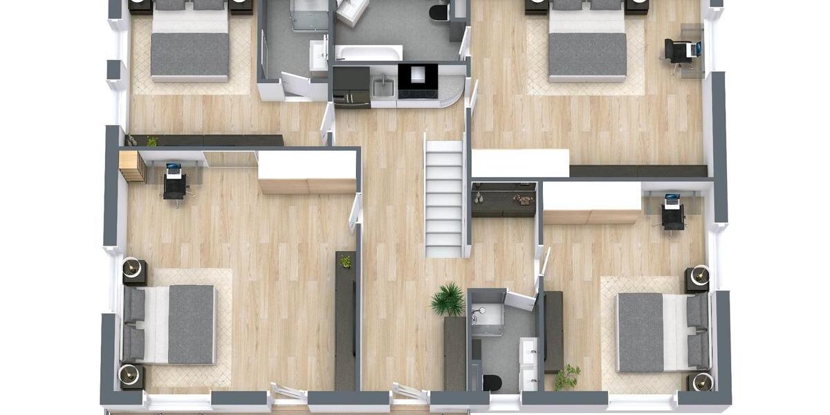 Niederharthausen WG Wohnung mit 4 Zimmern 4 zimmer