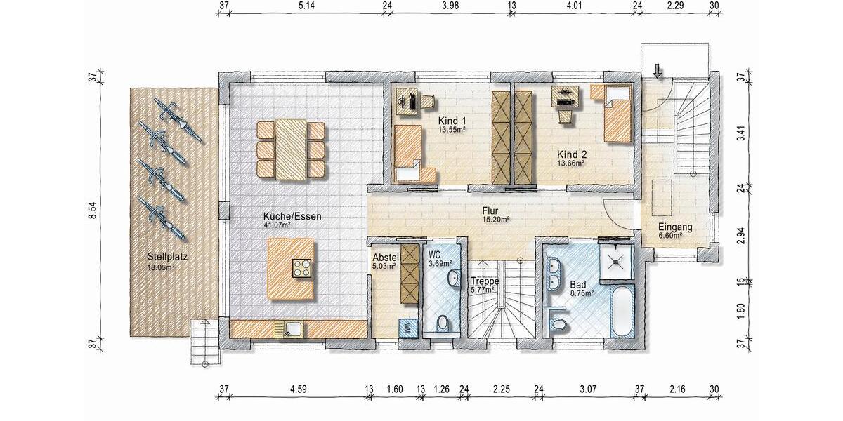 Einfamilienhaus Achern - 5 Zimmer, 165 m&sup2;, 2.950&euro; | Angebot:26356889