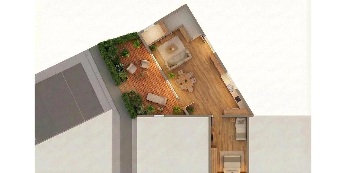 Erdgeschoßwohnung Wald - 2.5 Zimmer, 70 m&sup2;, 1.200&euro; | Angebot:25336241